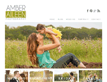 Tablet Screenshot of amberaileen.com